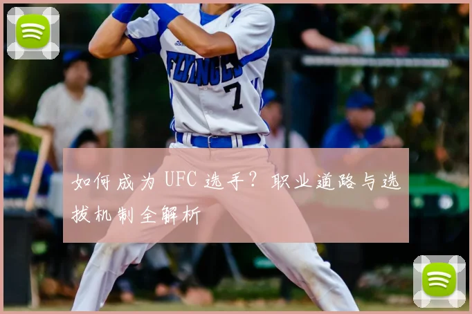 如何成为 UFC 选手？职业道路与选拔机制全解析